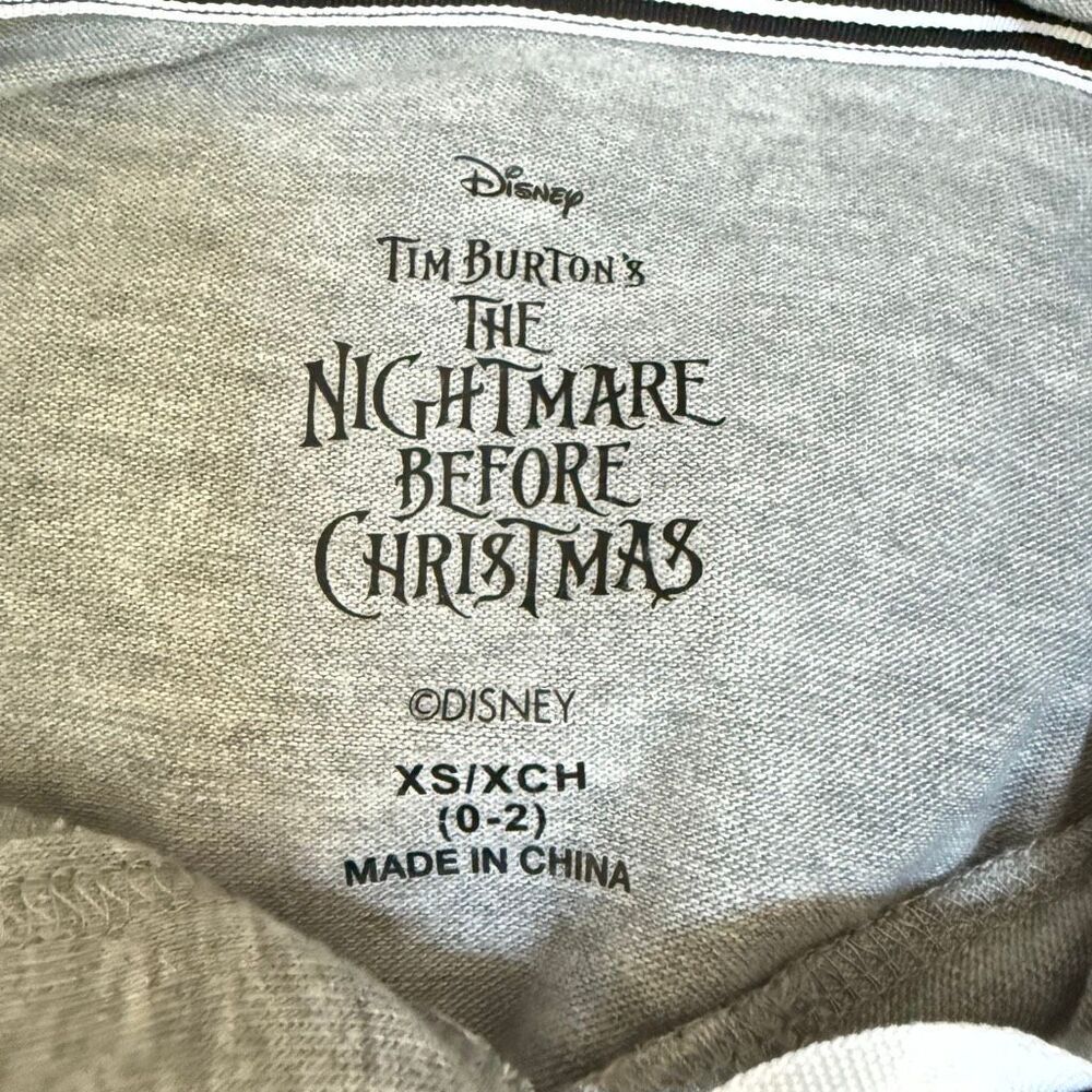 Disney Nightmare Before Christmas Women's Hooded Sleepshirt size XS - Picture 5 of 7